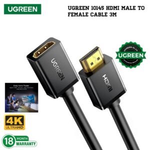 UGREEN 10145 | HDMI Male to Female Extension Cable (3M)