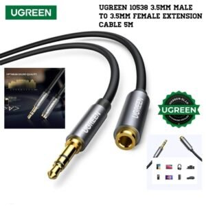 UGREEN 10538 3.5mm Male to 3.5mm Female Extension Cable 5M - 1 Year Warranty
