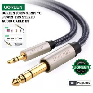 UGREEN 10625 3.5mm to 6.35mm TRS Stereo Cable (1M)