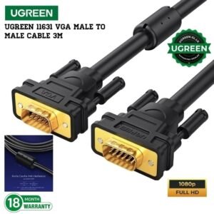 UGREEN 11631 VGA Male to Male Cable (3M)