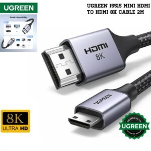 UGREEN 15515 Mini HDMI to HDMI 8K Cable (2M)